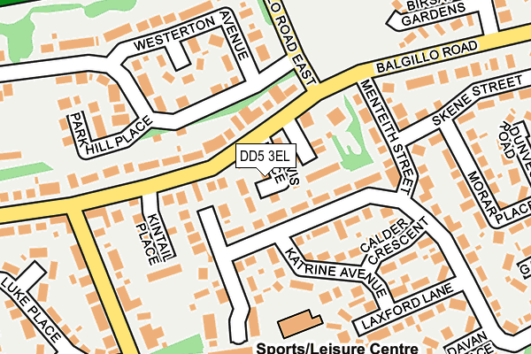 DD5 3EL map - OS OpenMap – Local (Ordnance Survey) DD5 3EL map - OS OpenMap – Local (Ordnance Survey)