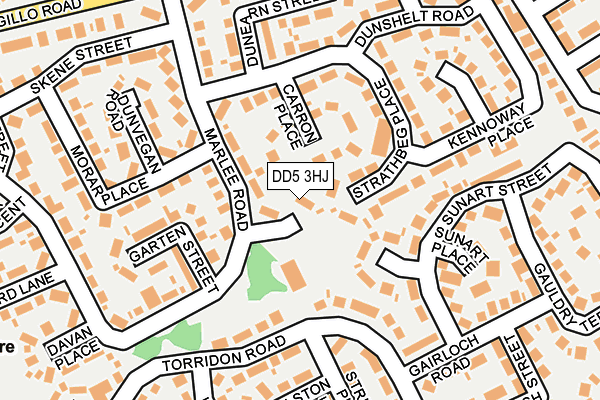 DD5 3HJ map - OS OpenMap – Local (Ordnance Survey) DD5 3HJ map - OS OpenMap – Local (Ordnance Survey)