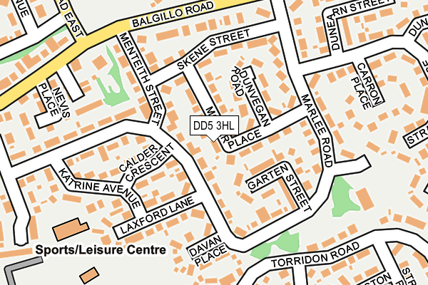 DD5 3HL map - OS OpenMap – Local (Ordnance Survey) DD5 3HL map - OS OpenMap – Local (Ordnance Survey)