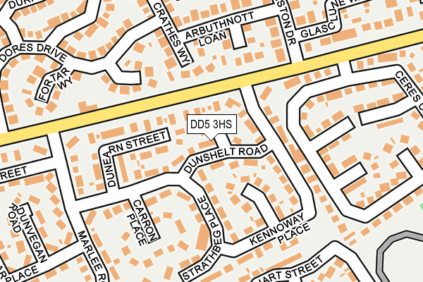 DD5 3HS map - OS OpenMap – Local (Ordnance Survey) DD5 3HS map - OS OpenMap – Local (Ordnance Survey)