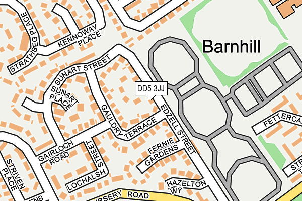 DD5 3JJ map - OS OpenMap – Local (Ordnance Survey) DD5 3JJ map - OS OpenMap – Local (Ordnance Survey)