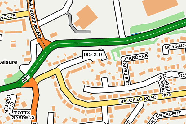 DD5 3LD map - OS OpenMap – Local (Ordnance Survey) DD5 3LD map - OS OpenMap – Local (Ordnance Survey)
