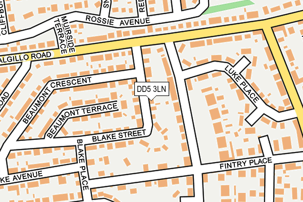 DD5 3LN map - OS OpenMap – Local (Ordnance Survey) DD5 3LN map - OS OpenMap – Local (Ordnance Survey)