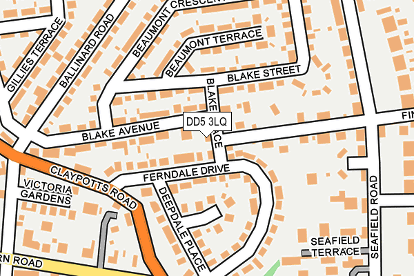DD5 3LQ map - OS OpenMap – Local (Ordnance Survey) DD5 3LQ map - OS OpenMap – Local (Ordnance Survey)