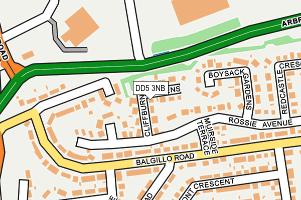 DD5 3NB map - OS OpenMap – Local (Ordnance Survey) DD5 3NB map - OS OpenMap – Local (Ordnance Survey)