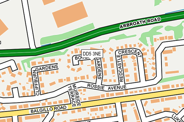 DD5 3NE map - OS OpenMap – Local (Ordnance Survey) DD5 3NE map - OS OpenMap – Local (Ordnance Survey)