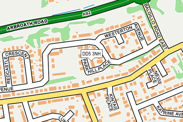DD5 3NH map - OS OpenMap – Local (Ordnance Survey) DD5 3NH map - OS OpenMap – Local (Ordnance Survey)