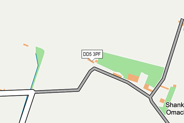 DD5 3PF map - OS OpenMap – Local (Ordnance Survey) DD5 3PF map - OS OpenMap – Local (Ordnance Survey)