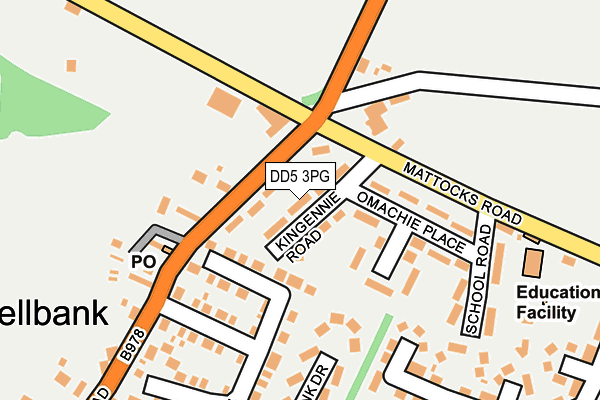 DD5 3PG map - OS OpenMap – Local (Ordnance Survey) DD5 3PG map - OS OpenMap – Local (Ordnance Survey)