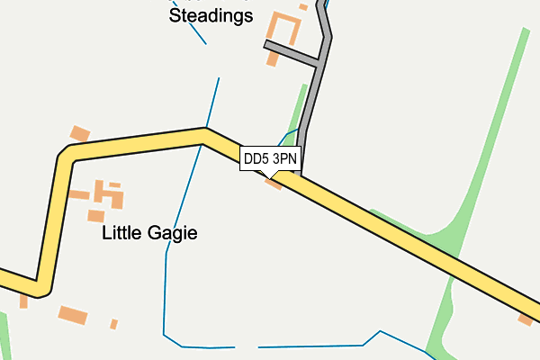 DD5 3PN map - OS OpenMap – Local (Ordnance Survey) DD5 3PN map - OS OpenMap – Local (Ordnance Survey)