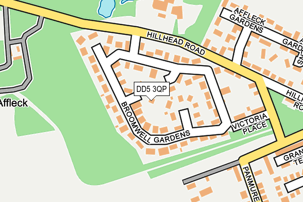 DD5 3QP map - OS OpenMap – Local (Ordnance Survey) DD5 3QP map - OS OpenMap – Local (Ordnance Survey)