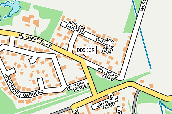 DD5 3QR map - OS OpenMap – Local (Ordnance Survey)