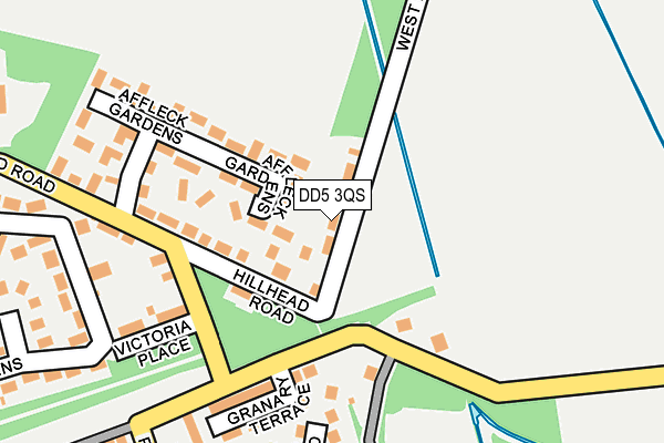 DD5 3QS map - OS OpenMap – Local (Ordnance Survey) DD5 3QS map - OS OpenMap – Local (Ordnance Survey)