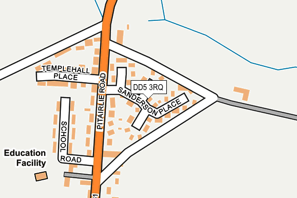 DD5 3RQ map - OS OpenMap – Local (Ordnance Survey) DD5 3RQ map - OS OpenMap – Local (Ordnance Survey)
