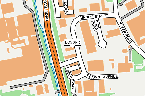 DD5 3RR map - OS OpenMap – Local (Ordnance Survey) DD5 3RR map - OS OpenMap – Local (Ordnance Survey)