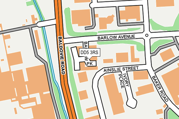 DD5 3RS map - OS OpenMap – Local (Ordnance Survey) DD5 3RS map - OS OpenMap – Local (Ordnance Survey)