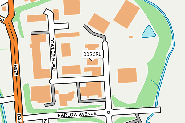 DD5 3RU map - OS OpenMap – Local (Ordnance Survey) DD5 3RU map - OS OpenMap – Local (Ordnance Survey)