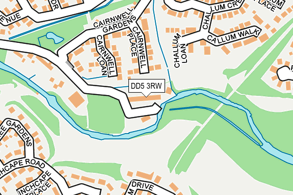 DD5 3RW map - OS OpenMap – Local (Ordnance Survey) DD5 3RW map - OS OpenMap – Local (Ordnance Survey)