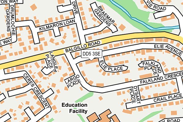 DD5 3SE map - OS OpenMap – Local (Ordnance Survey) DD5 3SE map - OS OpenMap – Local (Ordnance Survey)