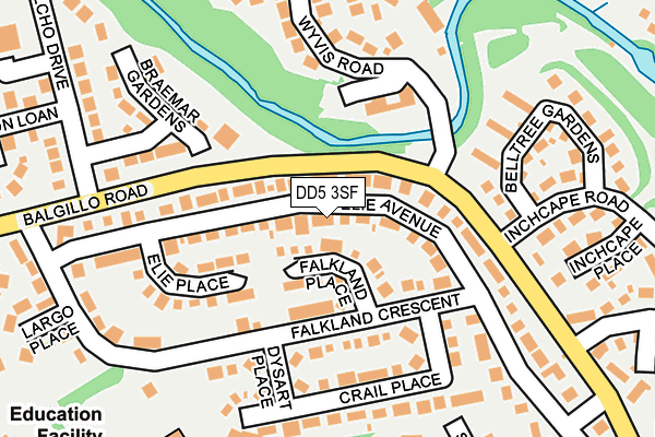DD5 3SF map - OS OpenMap – Local (Ordnance Survey) DD5 3SF map - OS OpenMap – Local (Ordnance Survey)