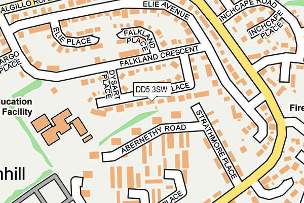 DD5 3SW map - OS OpenMap – Local (Ordnance Survey) DD5 3SW map - OS OpenMap – Local (Ordnance Survey)