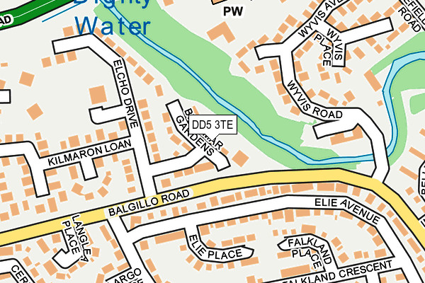 DD5 3TE map - OS OpenMap – Local (Ordnance Survey) DD5 3TE map - OS OpenMap – Local (Ordnance Survey)