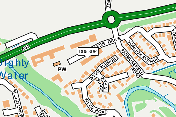 DD5 3UP map - OS OpenMap – Local (Ordnance Survey) DD5 3UP map - OS OpenMap – Local (Ordnance Survey)