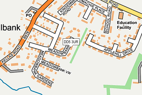DD5 3UR map - OS OpenMap – Local (Ordnance Survey) DD5 3UR map - OS OpenMap – Local (Ordnance Survey)