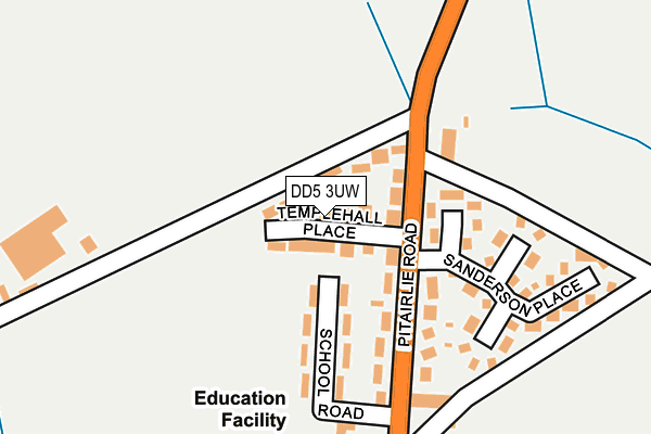 DD5 3UW map - OS OpenMap – Local (Ordnance Survey)