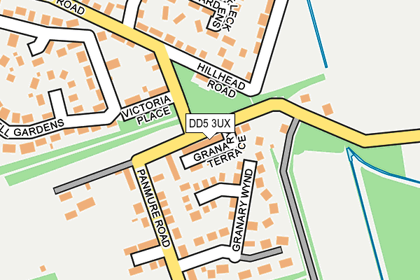 DD5 3UX map - OS OpenMap – Local (Ordnance Survey) DD5 3UX map - OS OpenMap – Local (Ordnance Survey)