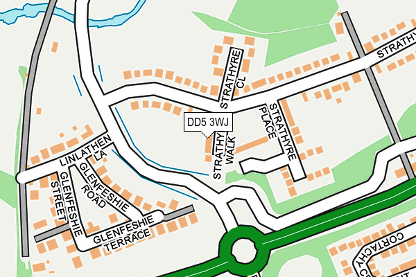 DD5 3WJ map - OS OpenMap – Local (Ordnance Survey) DD5 3WJ map - OS OpenMap – Local (Ordnance Survey)