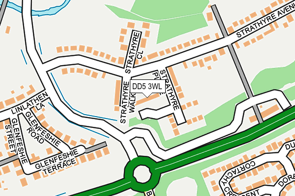 DD5 3WL map - OS OpenMap – Local (Ordnance Survey) DD5 3WL map - OS OpenMap – Local (Ordnance Survey)