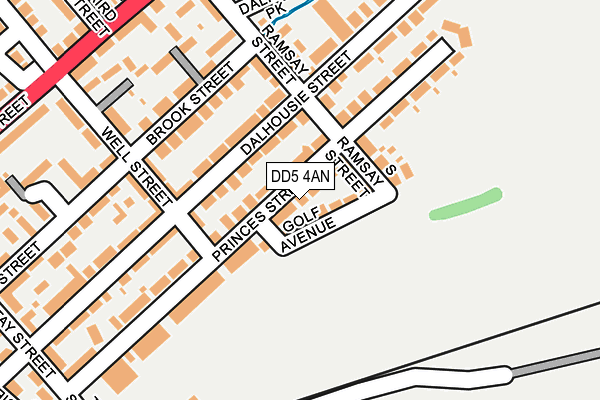 DD5 4AN map - OS OpenMap – Local (Ordnance Survey) DD5 4AN map - OS OpenMap – Local (Ordnance Survey)