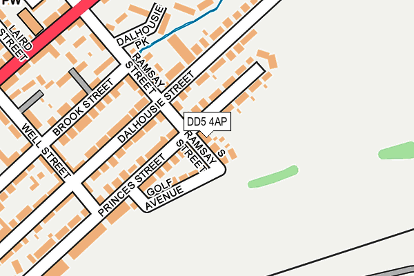 DD5 4AP map - OS OpenMap – Local (Ordnance Survey) DD5 4AP map - OS OpenMap – Local (Ordnance Survey)