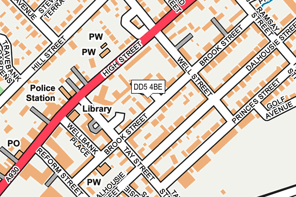 DD5 4BE map - OS OpenMap – Local (Ordnance Survey) DD5 4BE map - OS OpenMap – Local (Ordnance Survey)