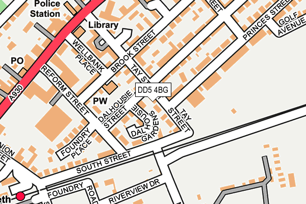 DD5 4BG map - OS OpenMap – Local (Ordnance Survey) DD5 4BG map - OS OpenMap – Local (Ordnance Survey)