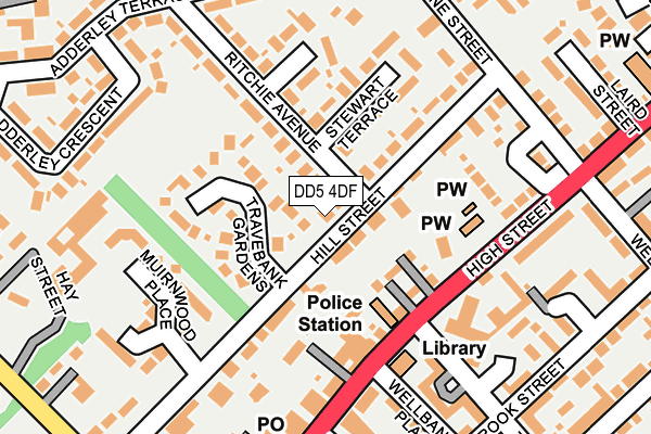 DD5 4DF map - OS OpenMap – Local (Ordnance Survey) DD5 4DF map - OS OpenMap – Local (Ordnance Survey)