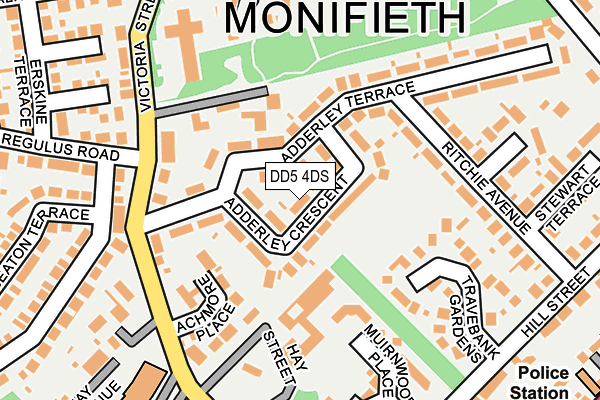 DD5 4DS map - OS OpenMap – Local (Ordnance Survey) DD5 4DS map - OS OpenMap – Local (Ordnance Survey)