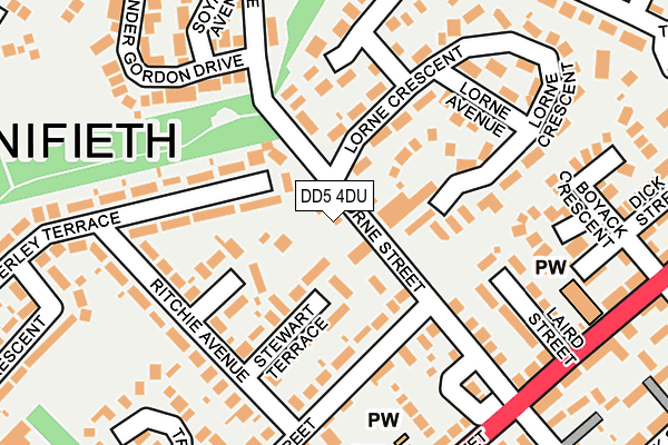 DD5 4DU map - OS OpenMap – Local (Ordnance Survey) DD5 4DU map - OS OpenMap – Local (Ordnance Survey)