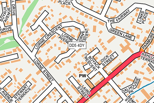DD5 4DY map - OS OpenMap – Local (Ordnance Survey) DD5 4DY map - OS OpenMap – Local (Ordnance Survey)
