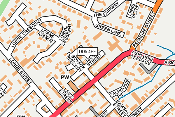 DD5 4EF map - OS OpenMap – Local (Ordnance Survey) DD5 4EF map - OS OpenMap – Local (Ordnance Survey)