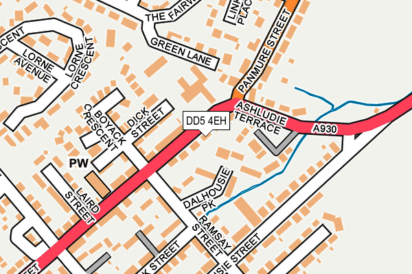 DD5 4EH map - OS OpenMap – Local (Ordnance Survey) DD5 4EH map - OS OpenMap – Local (Ordnance Survey)