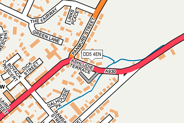 DD5 4EN map - OS OpenMap – Local (Ordnance Survey)