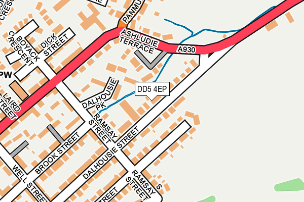 DD5 4EP map - OS OpenMap – Local (Ordnance Survey) DD5 4EP map - OS OpenMap – Local (Ordnance Survey)