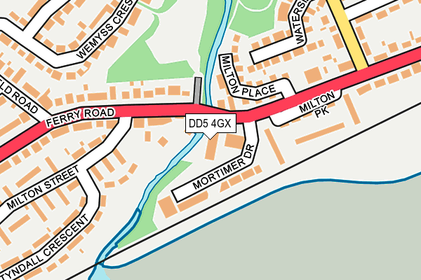 DD5 4GX map - OS OpenMap – Local (Ordnance Survey) DD5 4GX map - OS OpenMap – Local (Ordnance Survey)