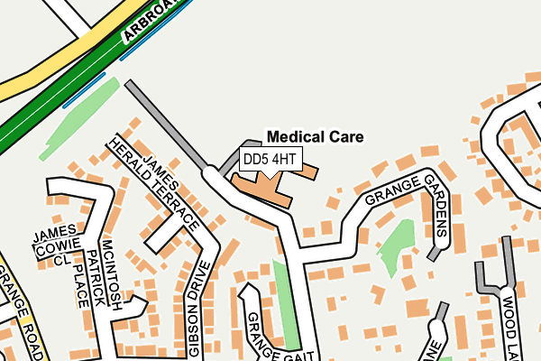 DD5 4HT map - OS OpenMap – Local (Ordnance Survey) DD5 4HT map - OS OpenMap – Local (Ordnance Survey)