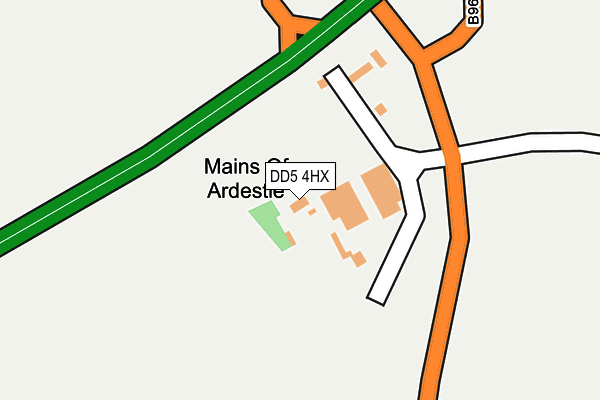 DD5 4HX map - OS OpenMap – Local (Ordnance Survey) DD5 4HX map - OS OpenMap – Local (Ordnance Survey)