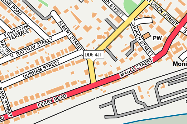 DD5 4JT map - OS OpenMap – Local (Ordnance Survey) DD5 4JT map - OS OpenMap – Local (Ordnance Survey)