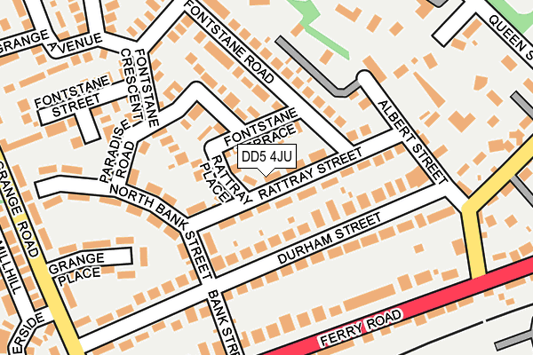 DD5 4JU map - OS OpenMap – Local (Ordnance Survey) DD5 4JU map - OS OpenMap – Local (Ordnance Survey)