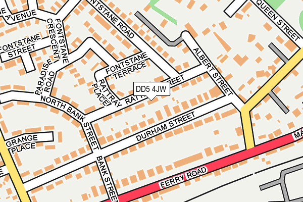 DD5 4JW map - OS OpenMap – Local (Ordnance Survey) DD5 4JW map - OS OpenMap – Local (Ordnance Survey)